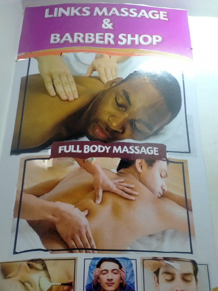 Links massages and barbershop